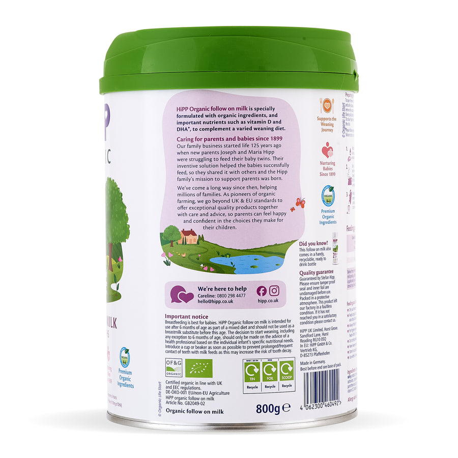 HiPP UK Stage 2 Organic Formula