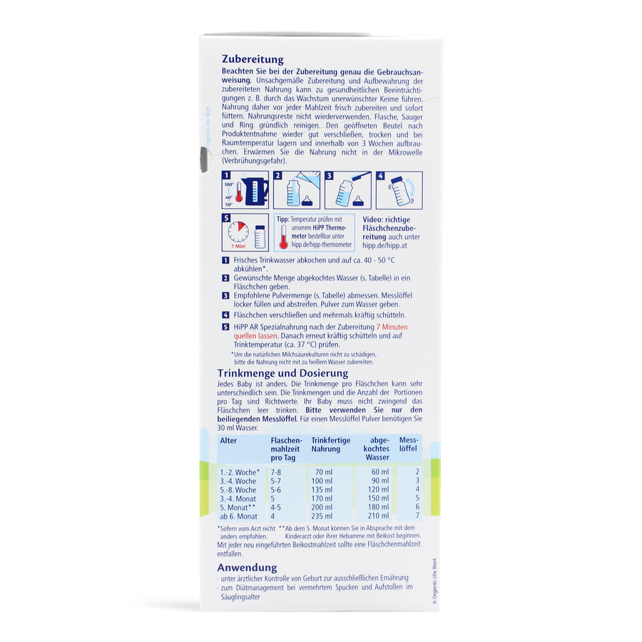 HiPP Anti Reflux AR Formula