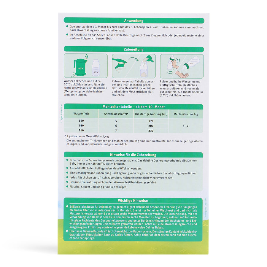Holle Goat Milk Formula Stage 3