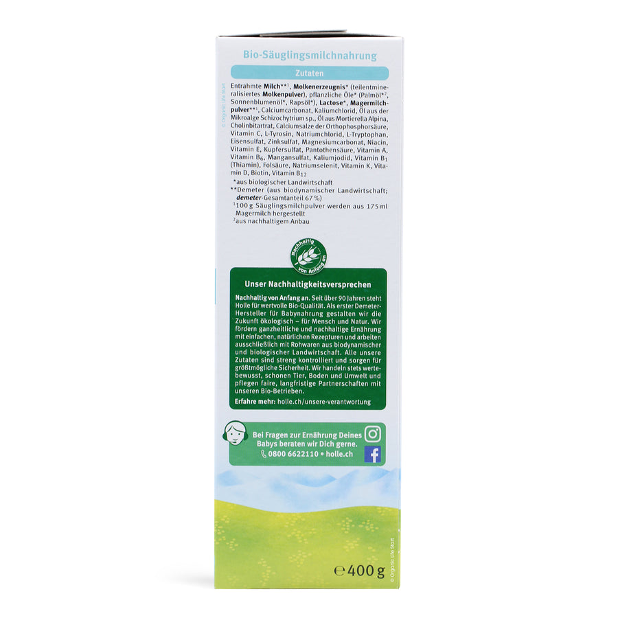 Holle Stage PRE Organic Formula