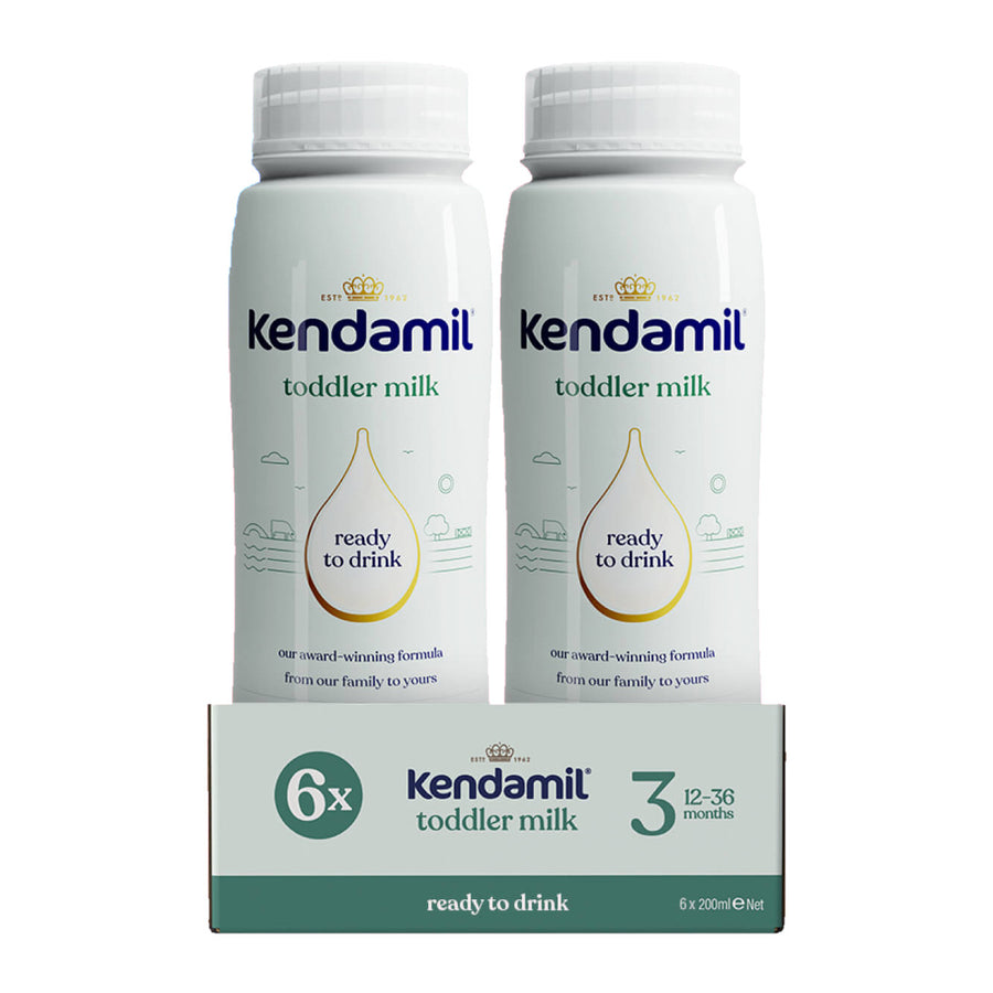 Kendamil Classic Ready to Feed Stage 3 toddler milk, 6 x 200ml bottles
