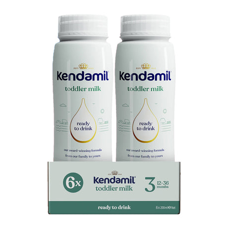 Kendamil Classic Ready to Feed Stage 3 toddler milk, 6 x 200ml bottles
