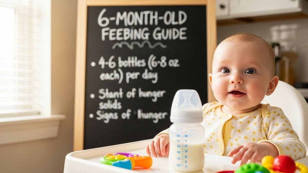 How Many Bottles a Day Should a 6-Month-Old Drink?