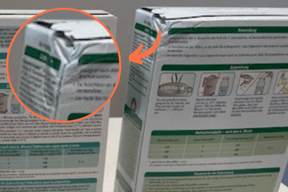 Dented Formula Cans & Creased Boxes