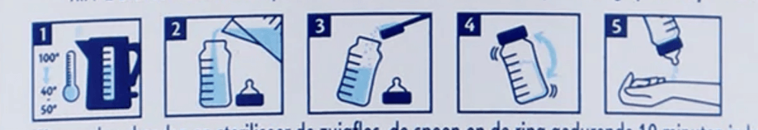 HiPP Stage 2 Dutch Formula mixing instructions