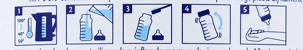 HiPP Stage 3 Dutch Formula mixing instructions