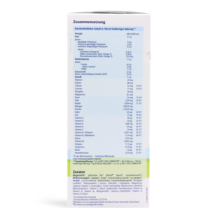 HiPP German Stage 2 Organic Formula