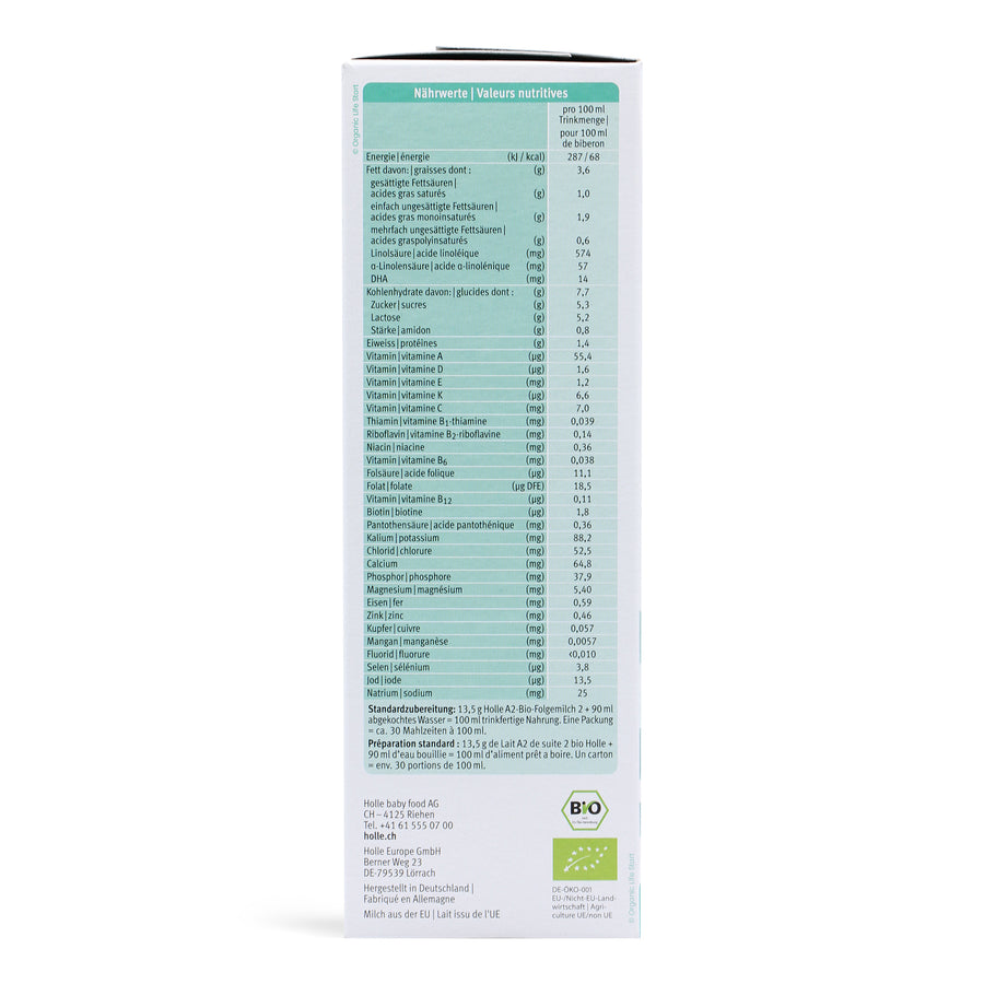 Holle A2 Stage 2 Formula
