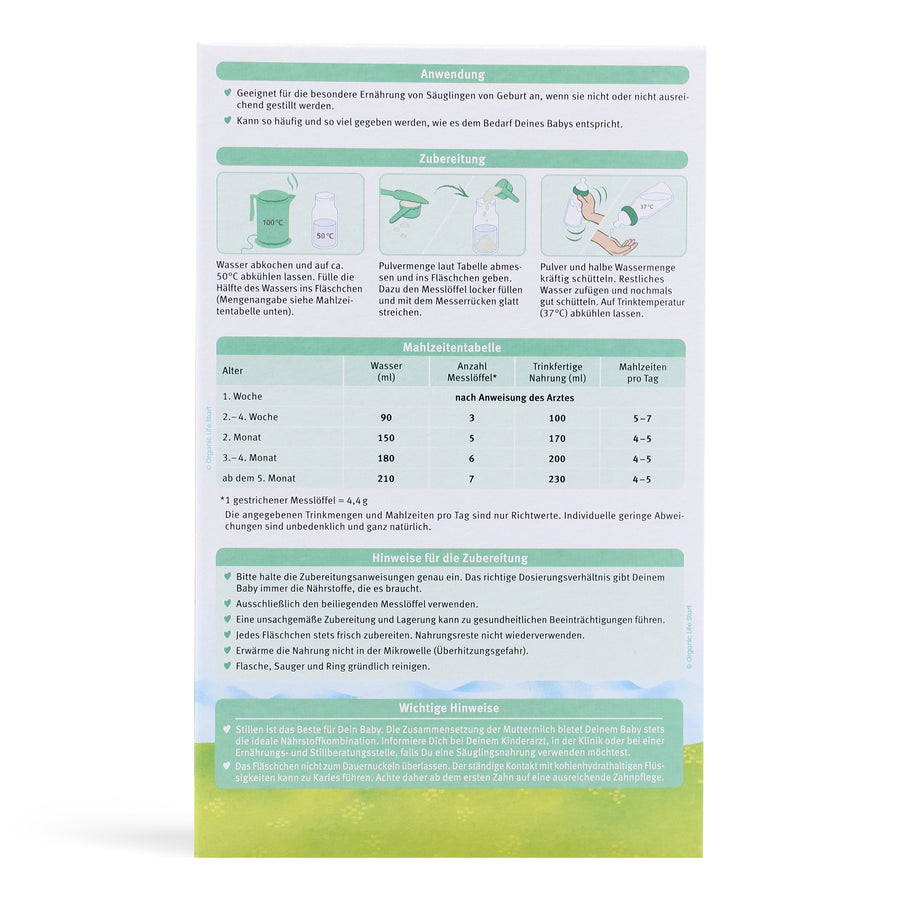 Holle Goat Milk Formula Stage PRE