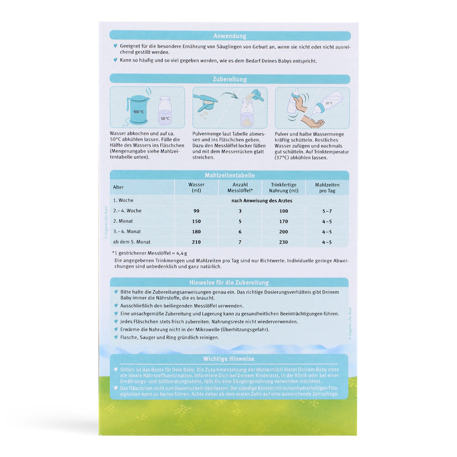 Holle Stage PRE Organic Formula