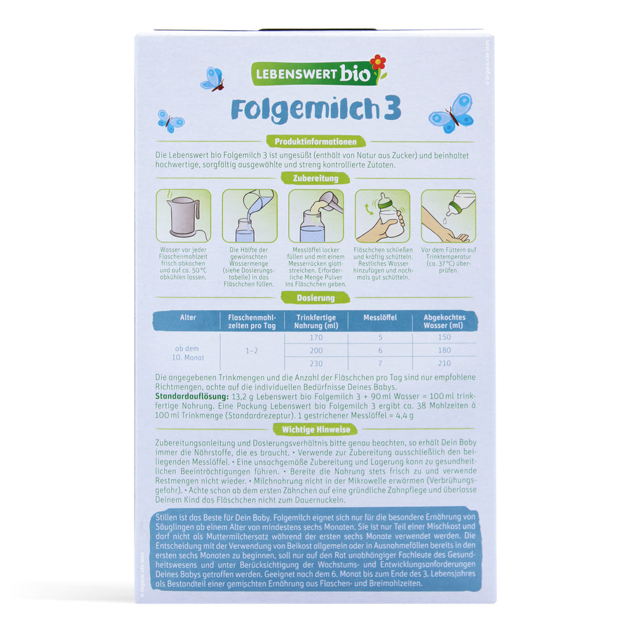 Lebenswert Stage 3 Feeding Instructions