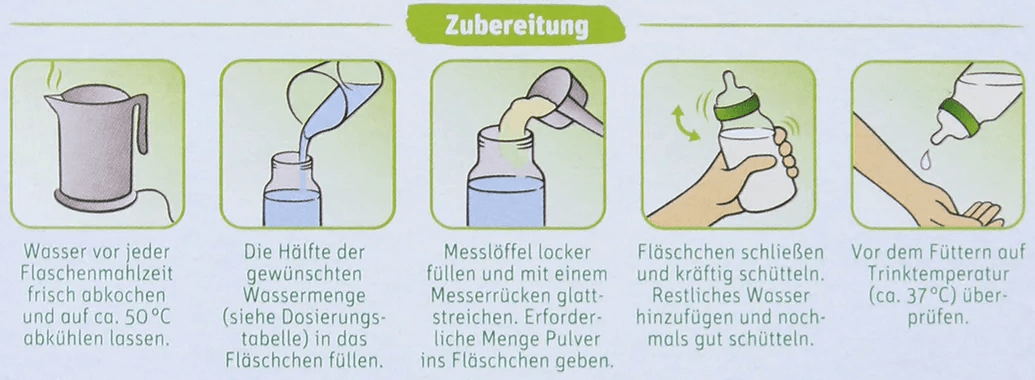 Lebenswert Stage 3 Formula mixing instructions