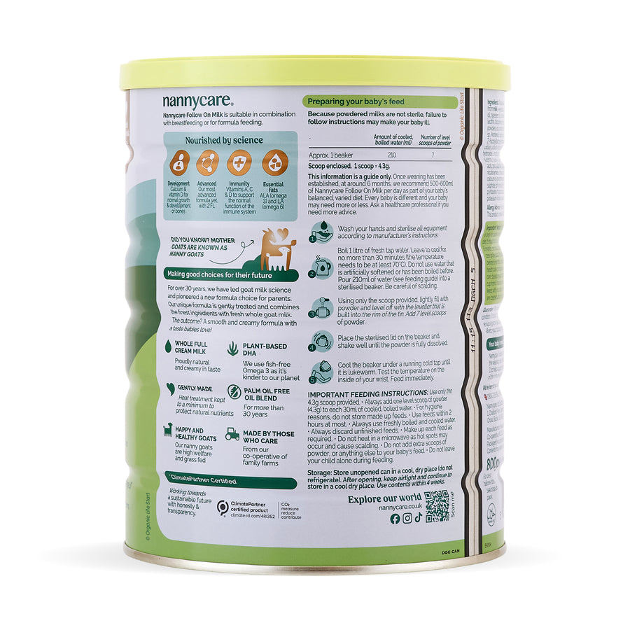 Nannycare Stage 2 Goat Milk Formula