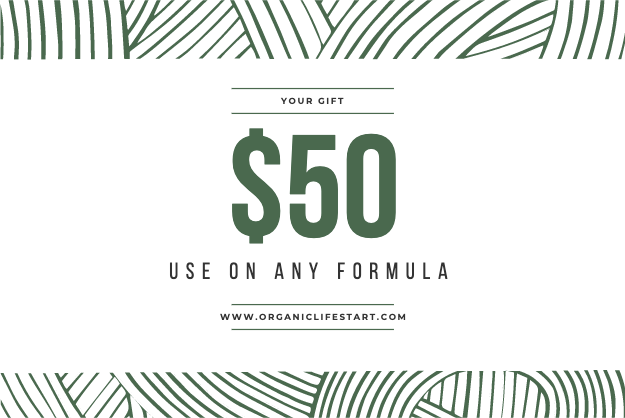 Organic Life Start Gift Card