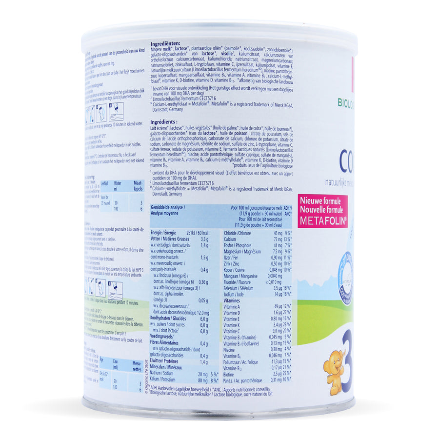 HiPP Dutch Stage 3 Ingredients Nutritional Information